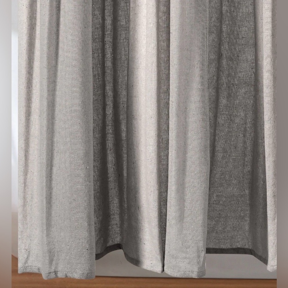 Lush Decor Linen Button Shower Curtain 72" X 72 - Picture 4 of 7